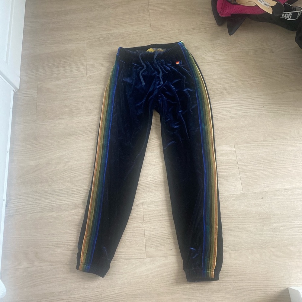 Aviator nation velour sweatpants women’s XS